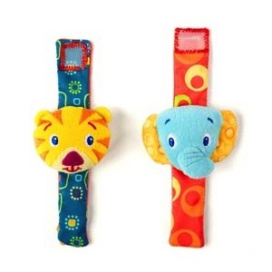 NBS-8531-AR : Rattle Me Wrist Pals