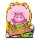 P004 : Puppet with Book & Accessory PIG - หุ่นมือชุดสัตว์แสนรู้ จ้ำม่ำหม่ำผัก พร้อมแครอท