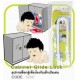 Cabinet Glide Lock อุปกรณ์ล็อคตู้ สำหรับมือจับแบบปุ่ม